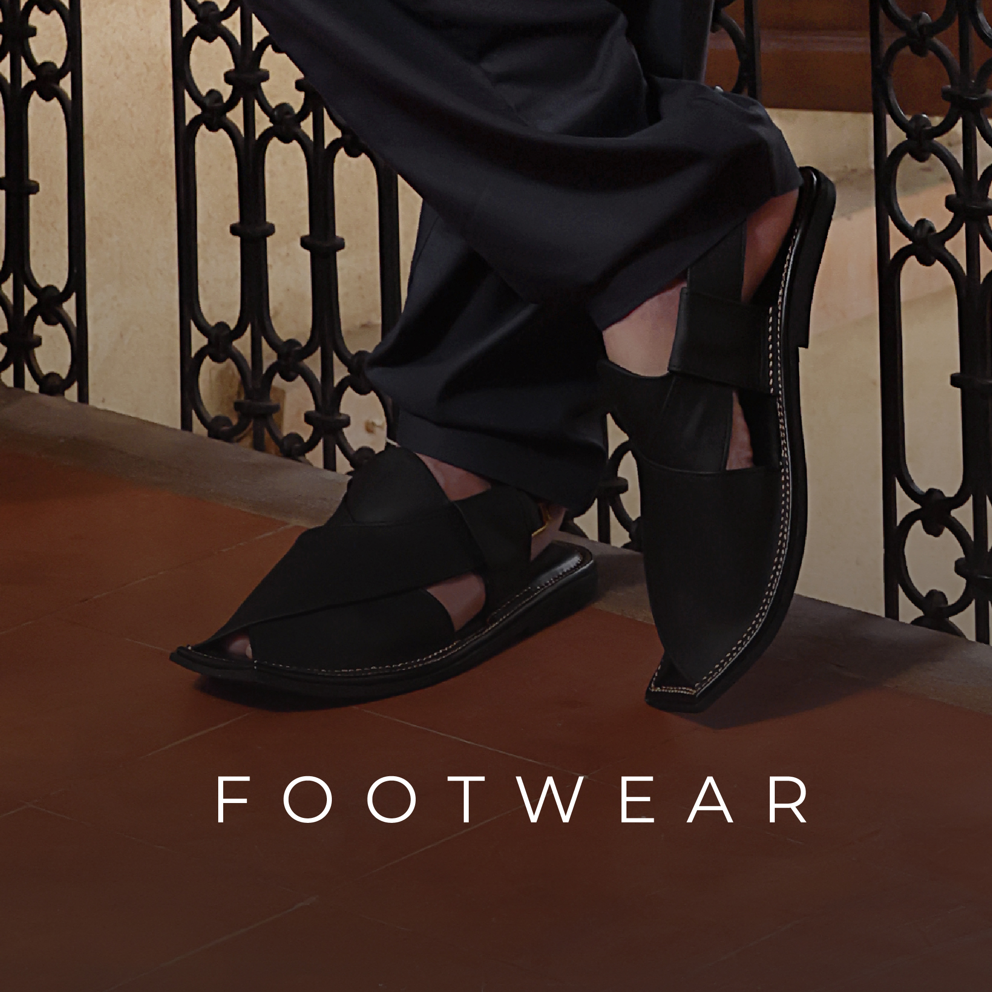 Shalwar kameez top sandals