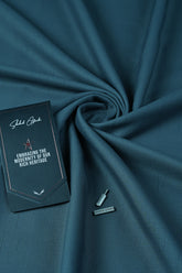 Iron Gray Blended Unstitched Fabric