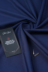 Navy Blue Wash n Wear Unstitched Fabric