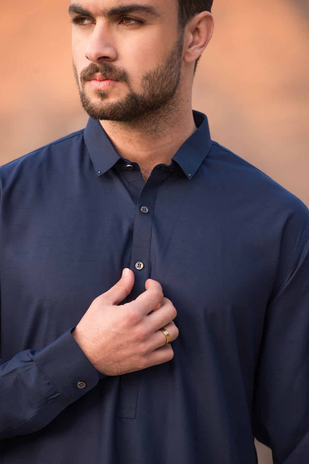 Midnight Blue Kameez Shalwar