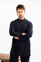 Navy Blue Farshi Set