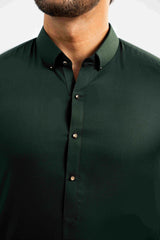 Forest Green Kameez Shalwar