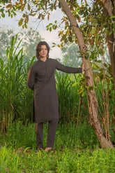 Chestnut Brown Kurta Pajama