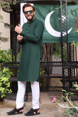 Emerald Green Designer Kurta Pajama