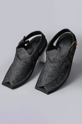 Grey Jute Charsadda Sandal