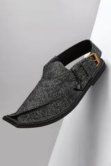 Grey Jute Charsadda Sandal