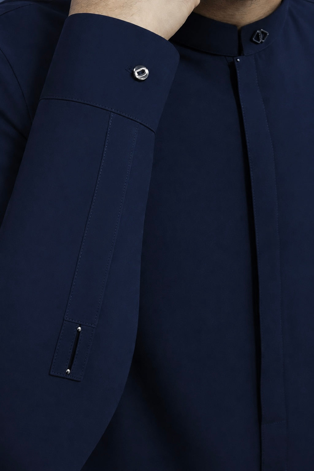 Navy Blue Premium Kameez Shalwar
