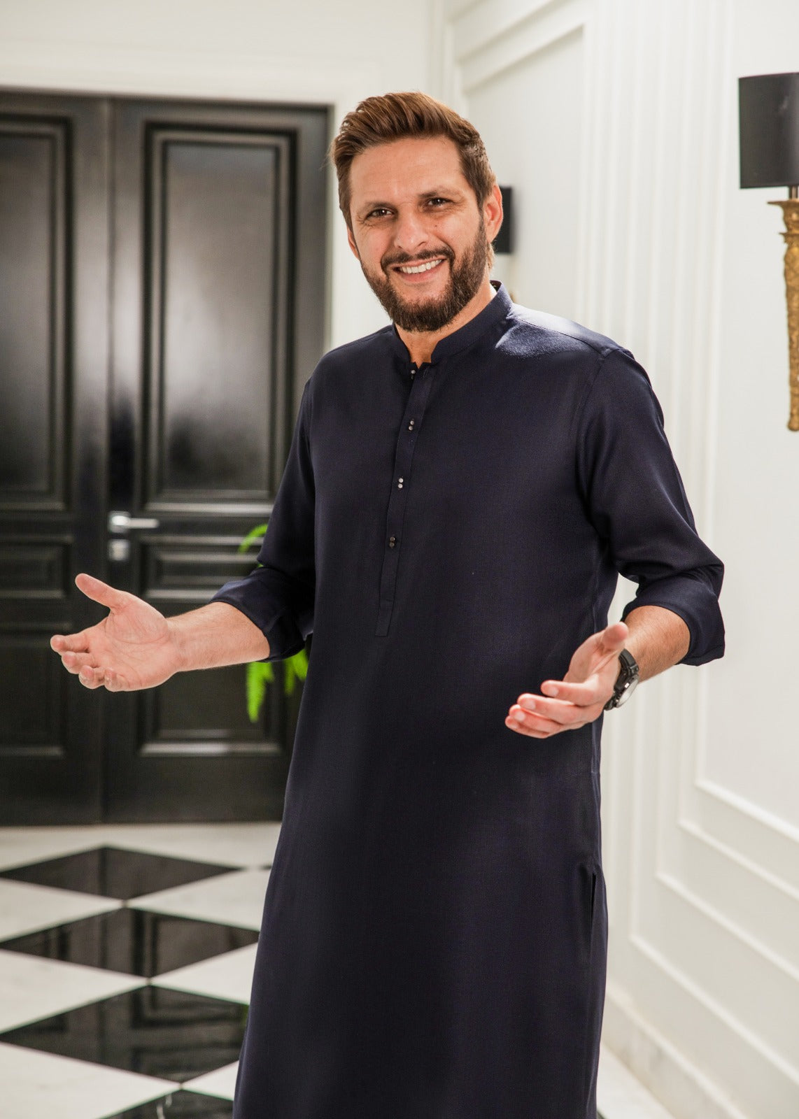 DARK NAVY KAMEEZ SHALWAR