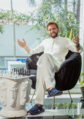 White Signature Unstitched Fabric