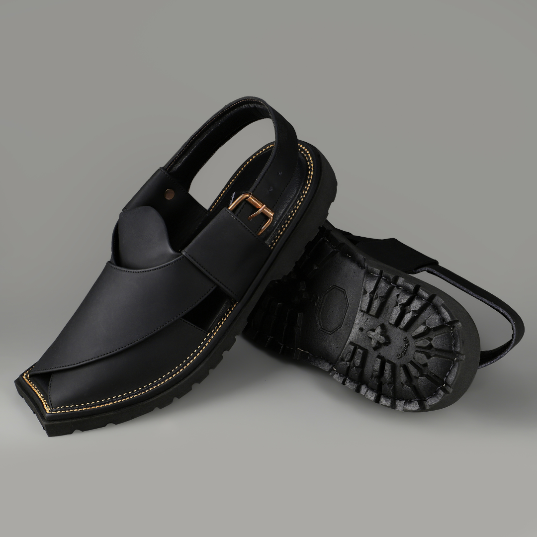 Signature Matte Black Sandal