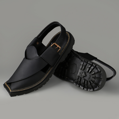 Signature Matte Black Sandal