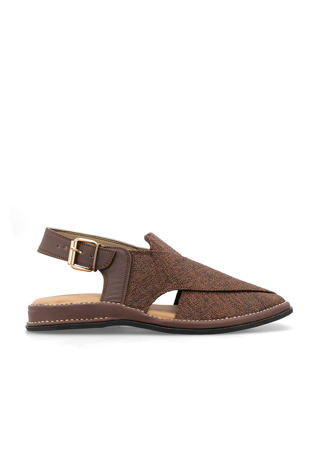 JUTE BROWN PESHAWARI CHAPPALS