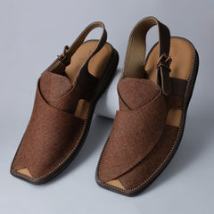 JUTE BROWN PESHAWARI CHAPPALS