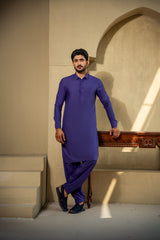 Violet Kameez Shalwar