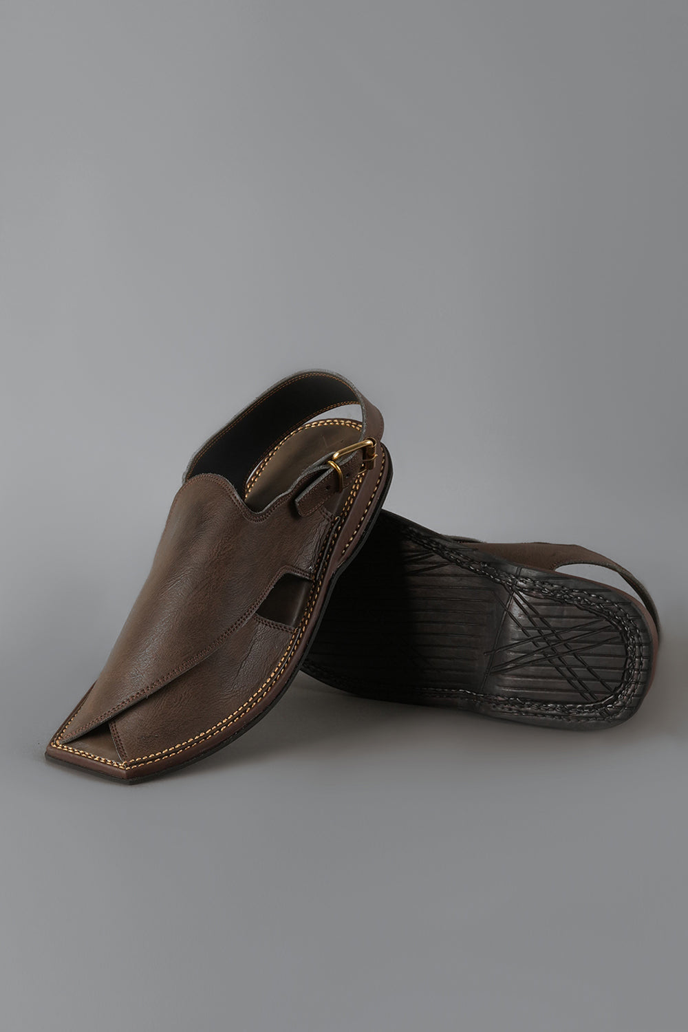 Coffee Brown Peshawari Sandal