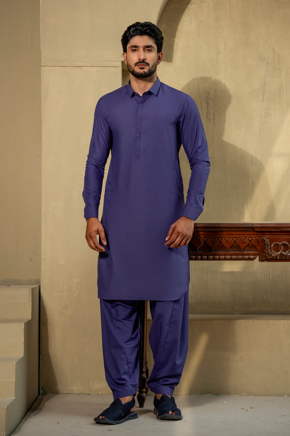 Violet Kameez Shalwar