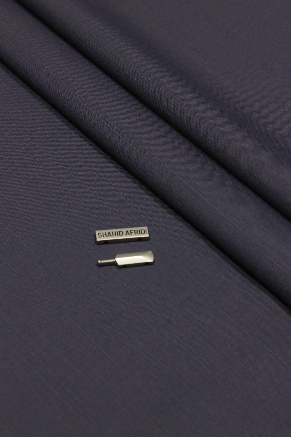 Dark Muave Gray Textured Wash n Wear Unstitched Fabric