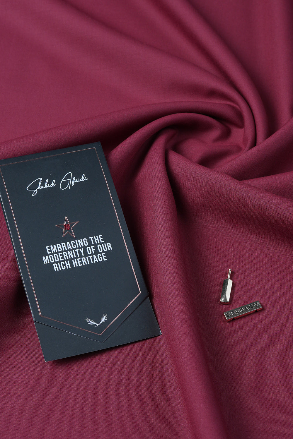 Red Luxury Unstitched Fabric