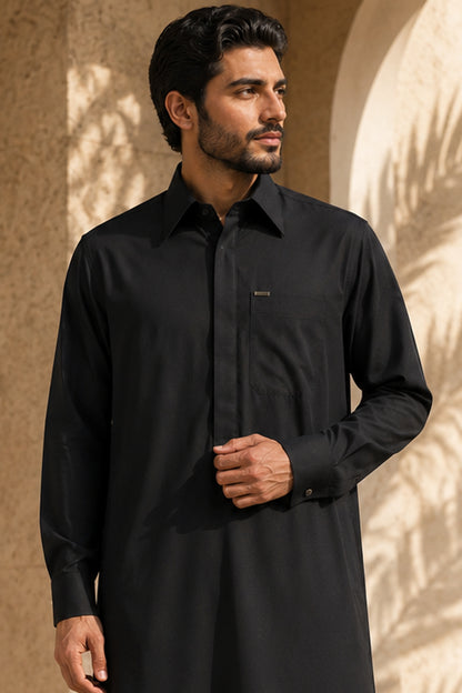 Black Arabic Thobe
