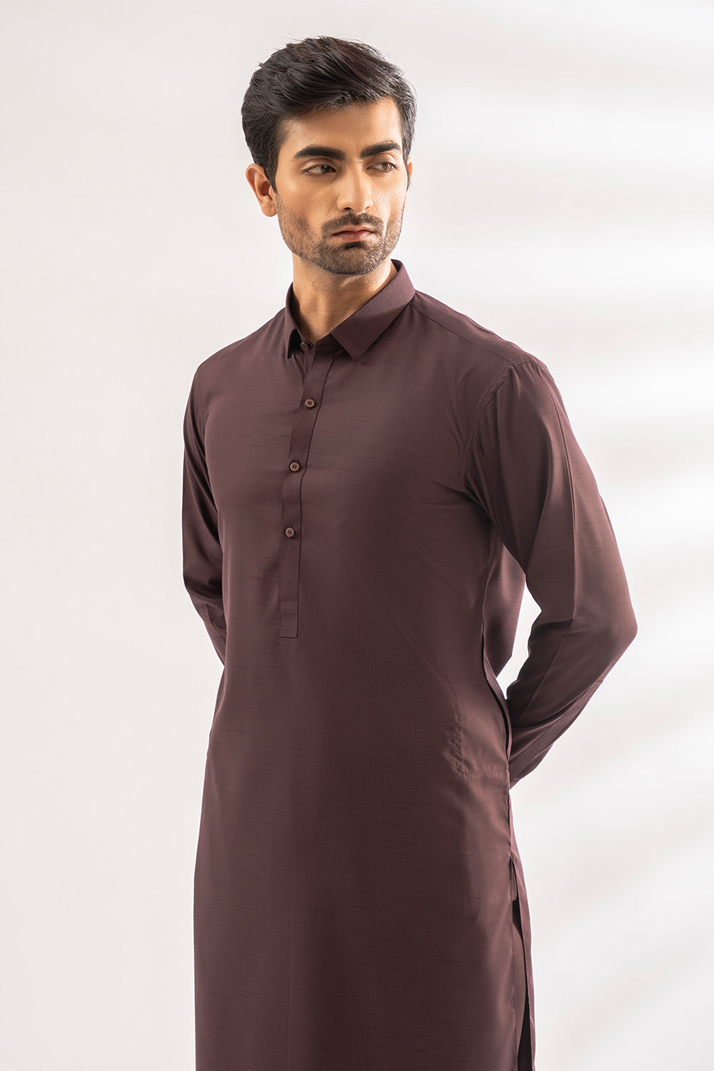 Burgundy Kameez Shalwar