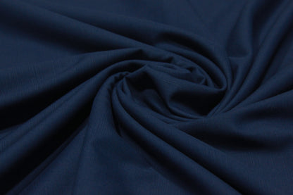 Oxford Blue Textured Wash n Wear Unstitched Fabric