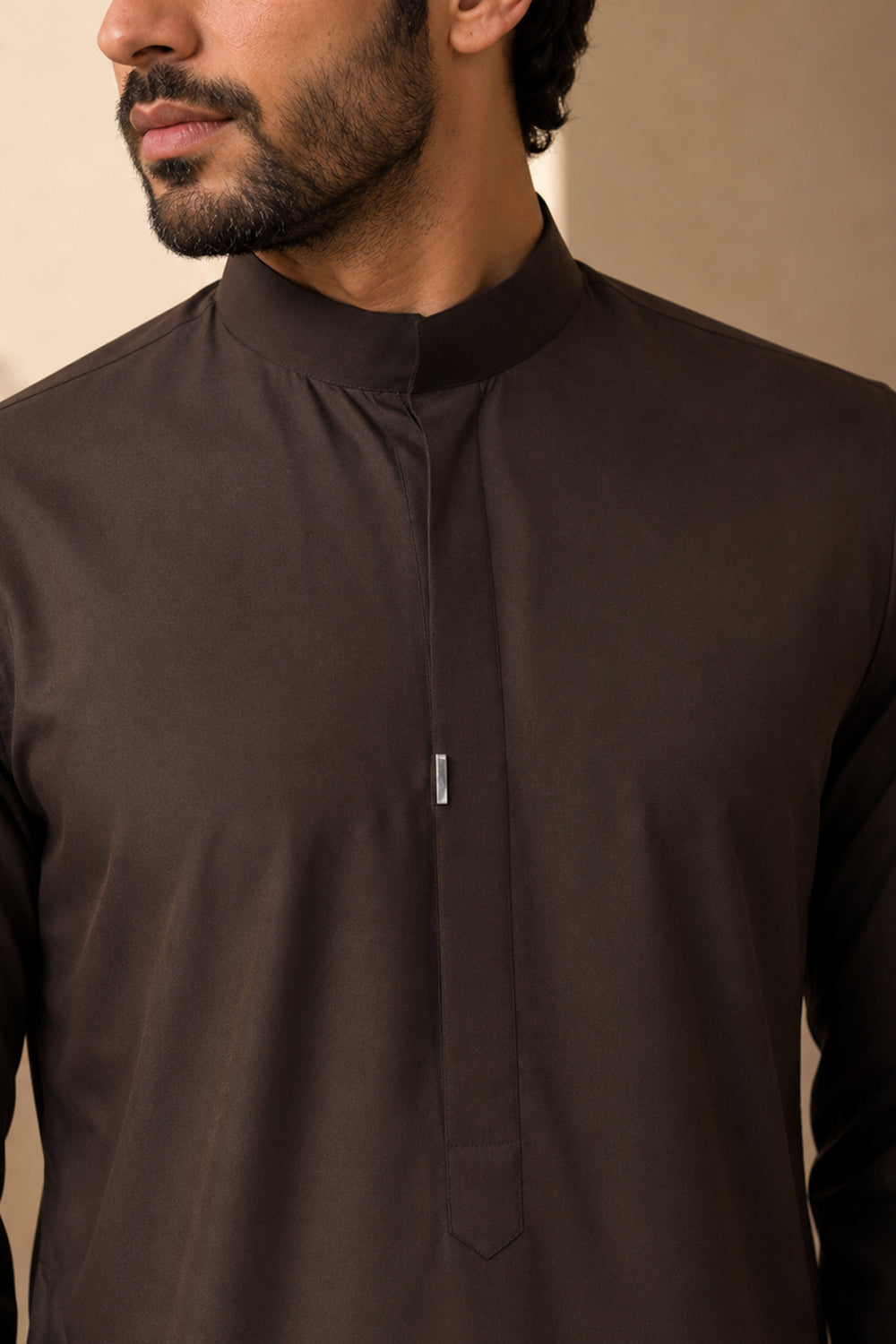 Brown Two-Tone Arabic Thobe