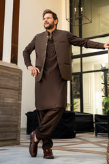 Chocolate Brown Waistcoat