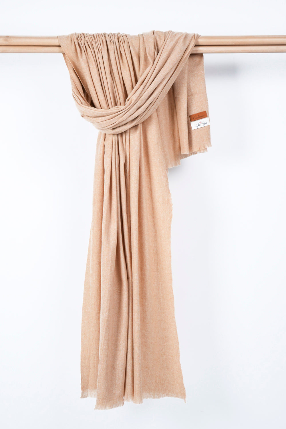 Sand Brown Cashmere Shawl