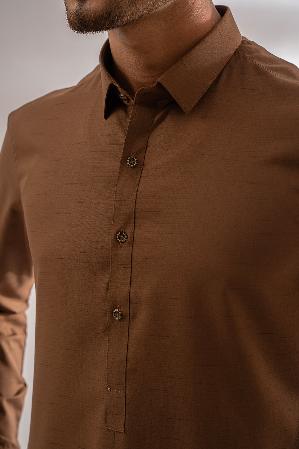 Otter Brown Kameez Shalwar