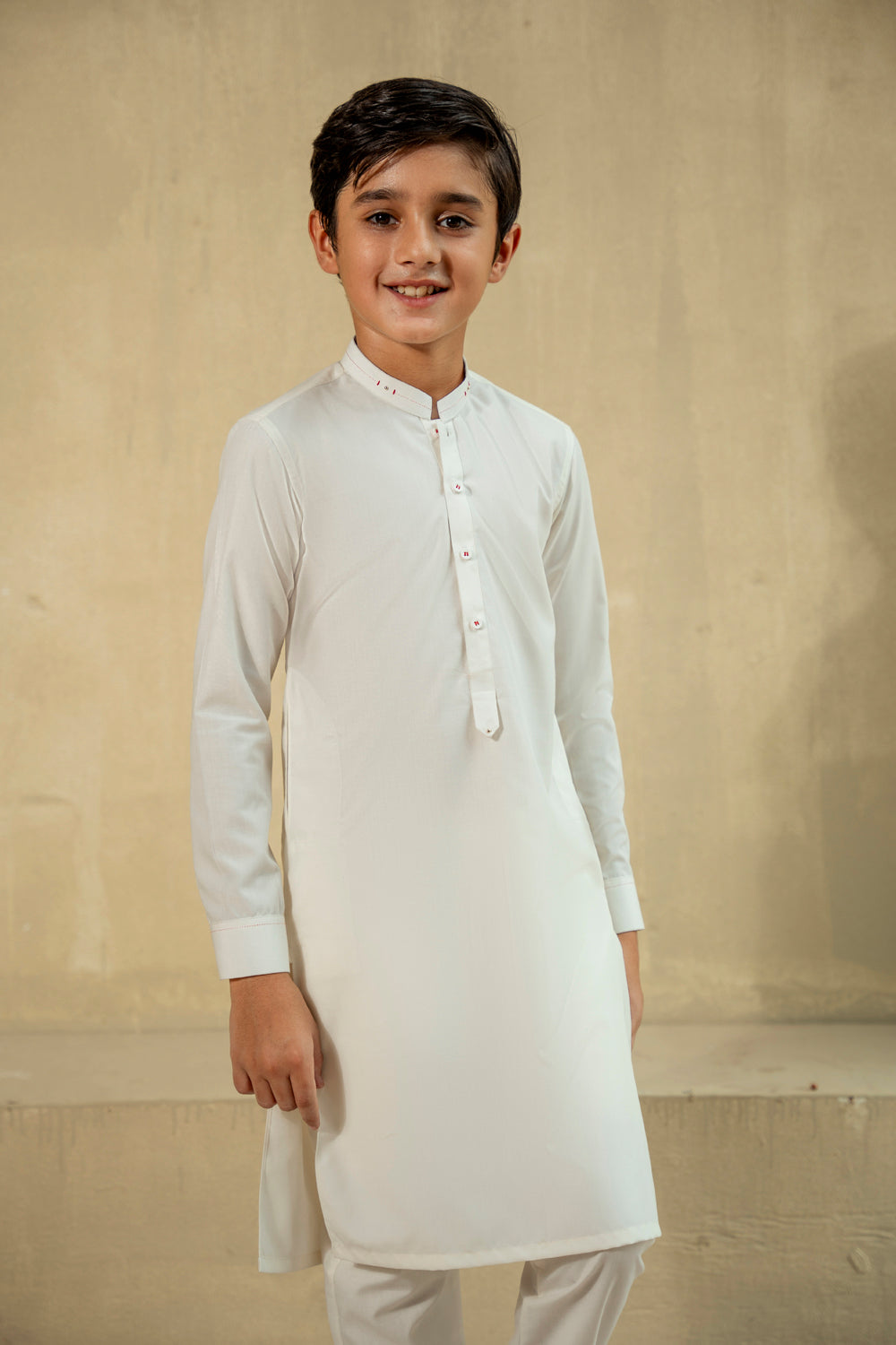 Kid’s White Kurta Pajama