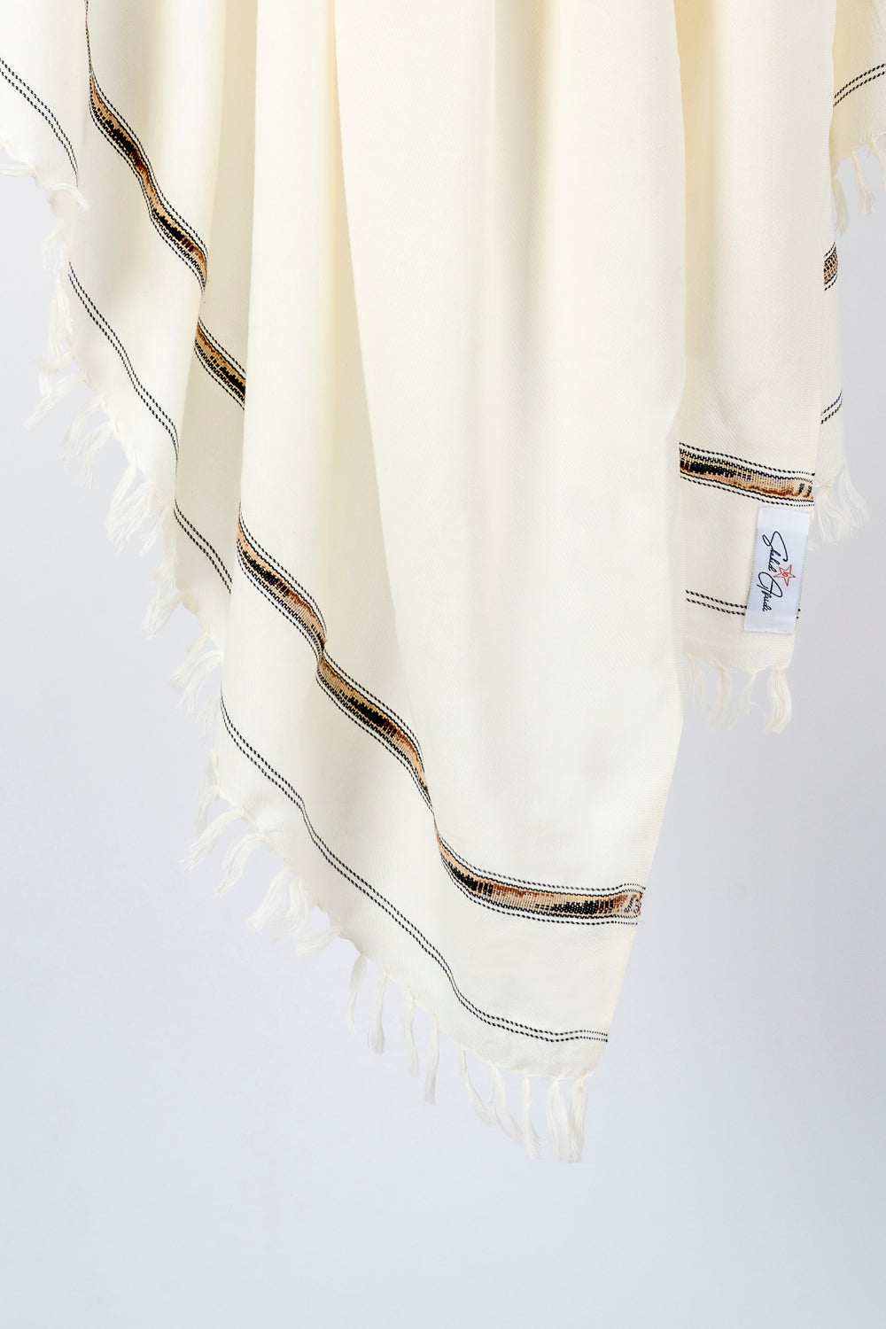 Off-White Woolen Shawl