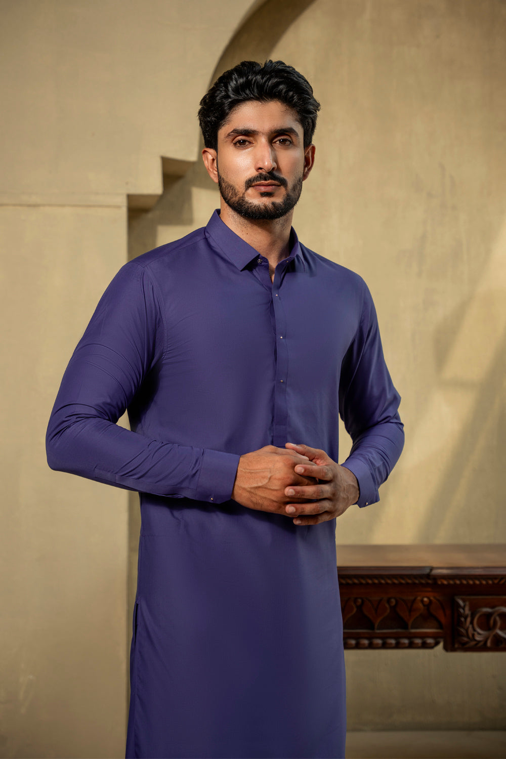 Violet Kameez Shalwar