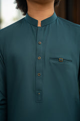 Kid’s Teal Blue Kameez Shalwar