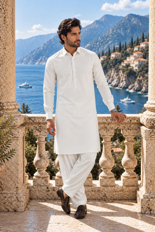 Mint Green Kameez Shalwar