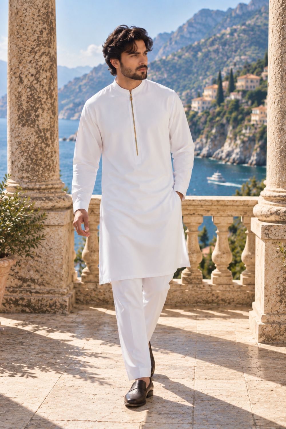 Pure White Kurta Pajama