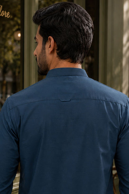 Space Blue Kameez Shalwar