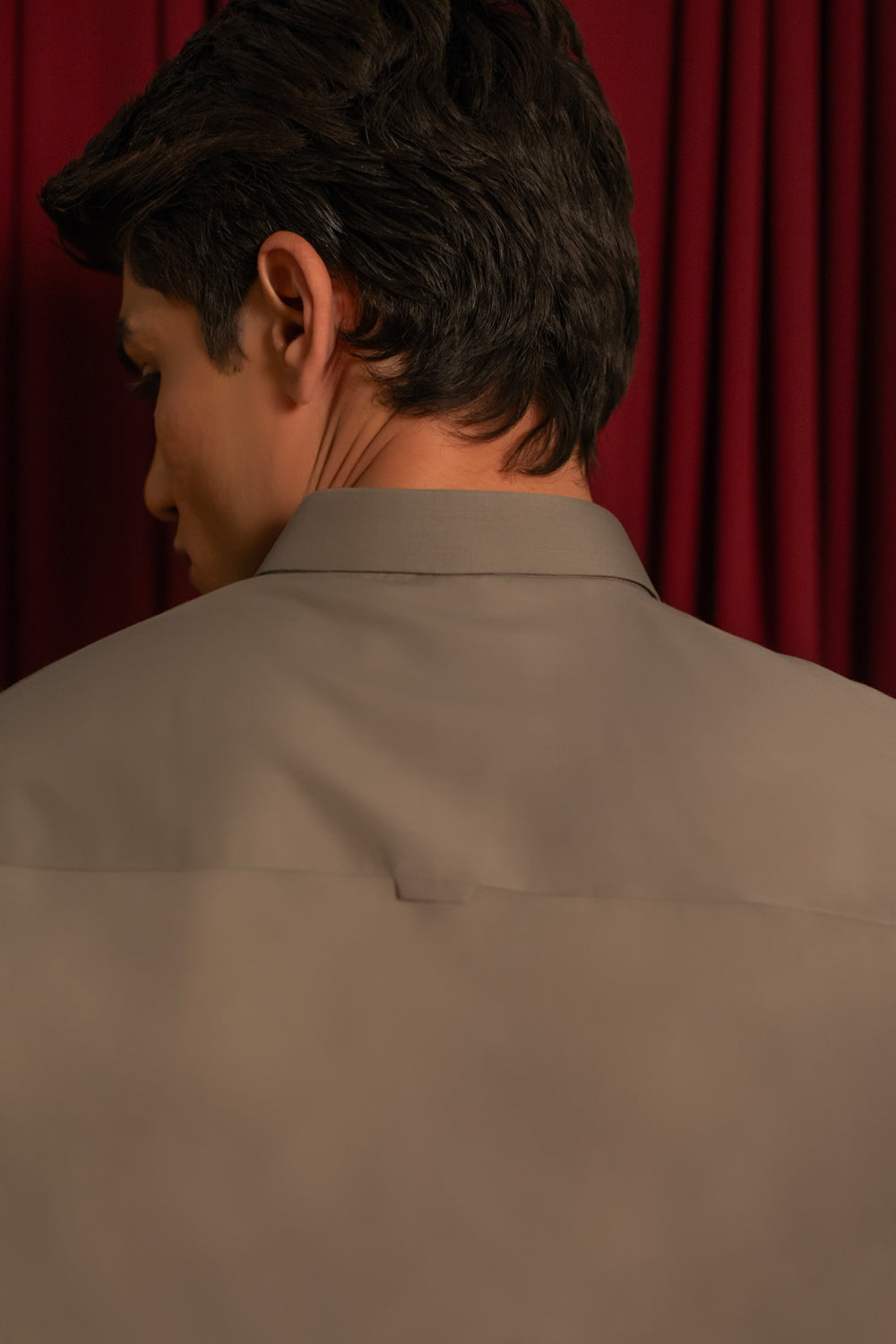 Warm Gray Kameez Shalwar