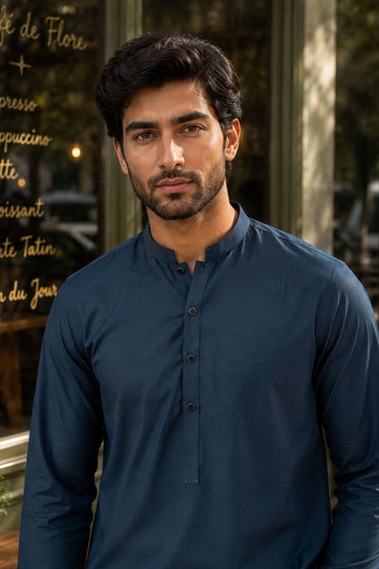 Space Blue Kameez Shalwar