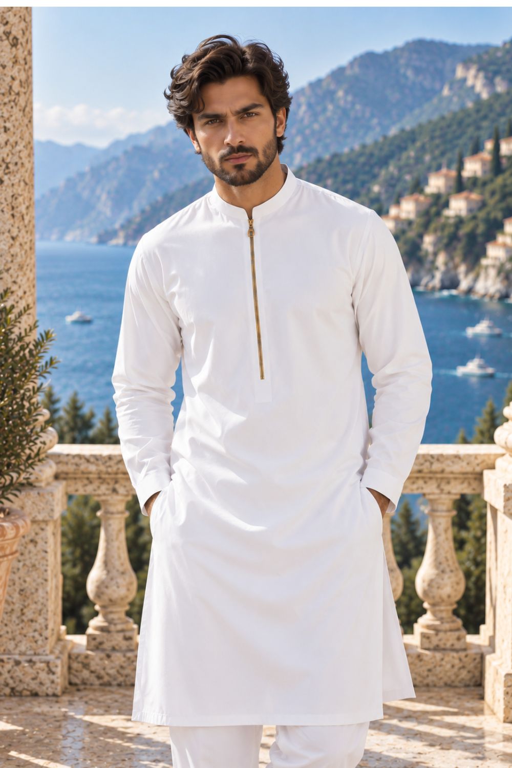 Pure White Kurta Pajama