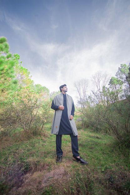 Navy Blue Kurta Pajama