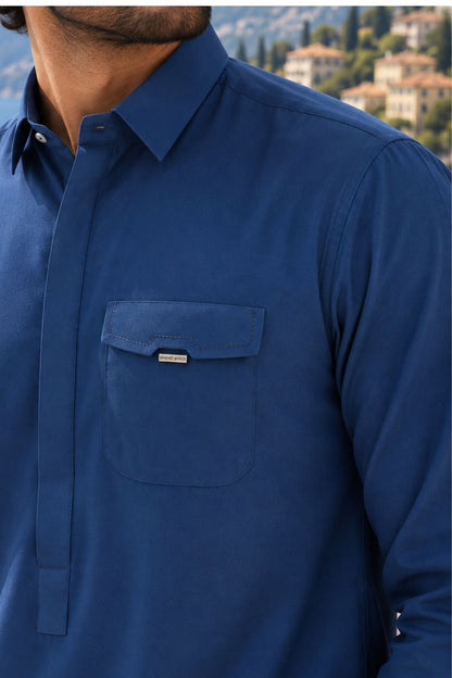 Blue Designer kameez Shalwar