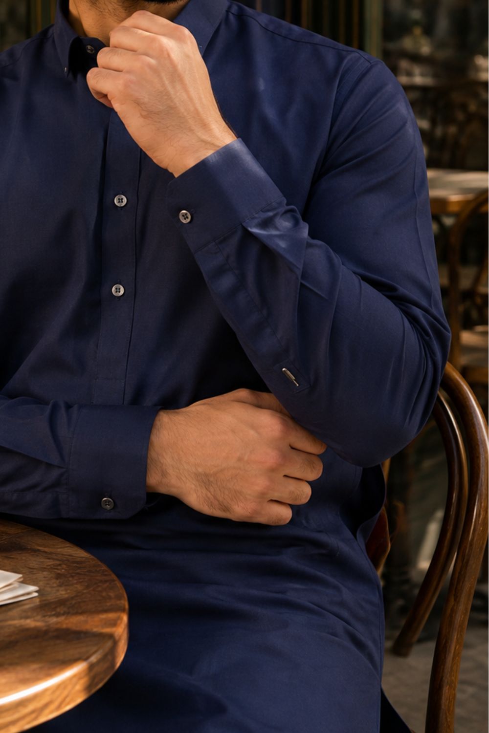 Midnight Blue Kameez Shalwar