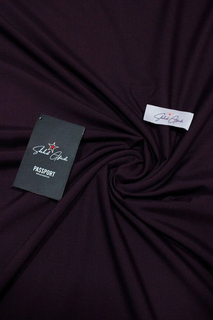 Maroon Wash n Wear Unstitched Fabric