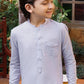 LAVENDER BLUE BOSKI KURTA PAJAMA