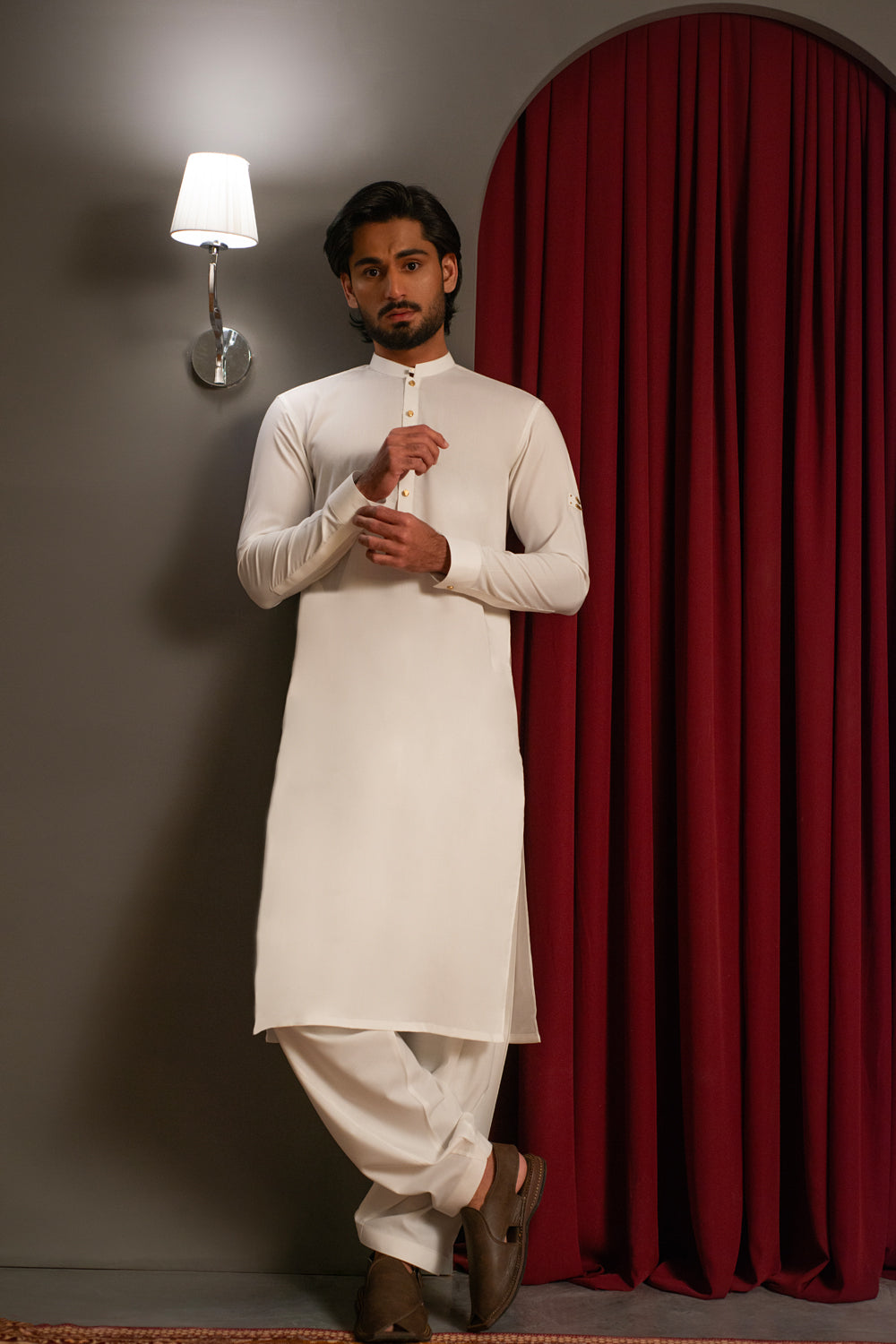 Off-White Designer Kameez Shalwar