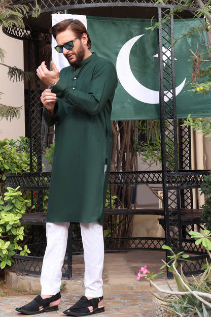 Emerald Green Designer Kurta Pajama