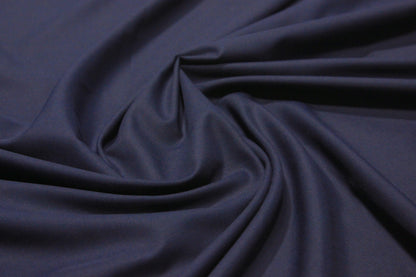 Midnight Blue  Wash n Wear Unstitched Fabric