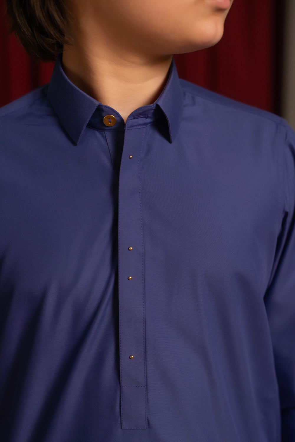 Blue Voilet Kameez Shalwar