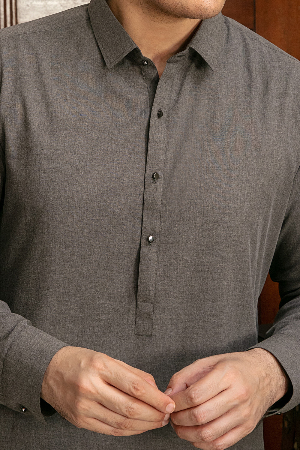 CHARCOAL KAMEEZ SHALWAAR
