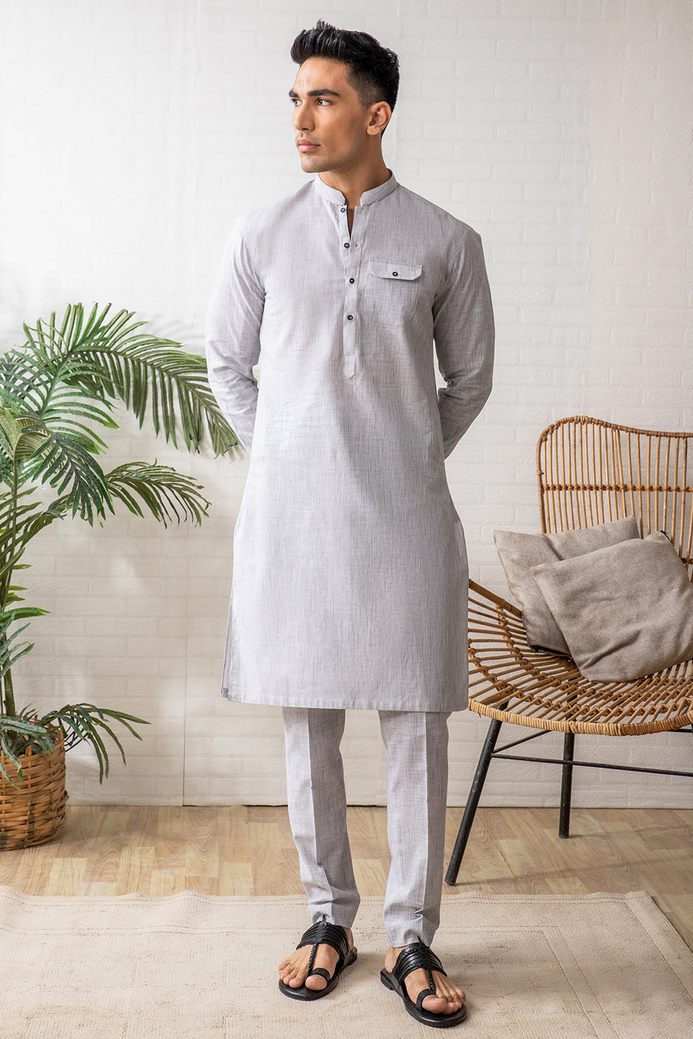 SALT & PEPPER KURTA PANTS